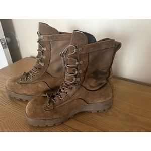 Mens Vibram Goretex Beige Lace-up Military Boots Size
6.5 R